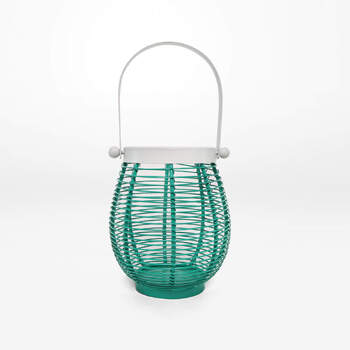 Rayell Lantern Candle Holder Lena Home Decor Sea Green 13x15x13cm