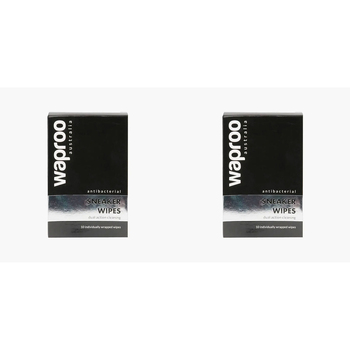 2PK Waproo Platinum Anti-Bacterial Sneaker Cleaning Wipes