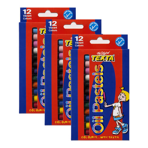 Texta Zoom Twist Crayons Hard Case Wallet 12pc