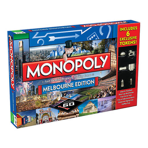 Monopoly Board Game Melbourne Edition