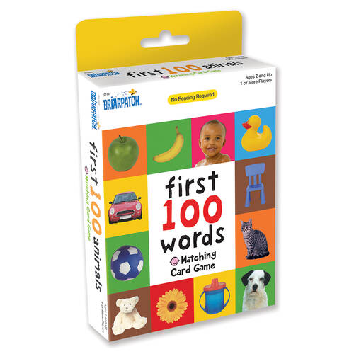 First 100 Words Matching Card Game