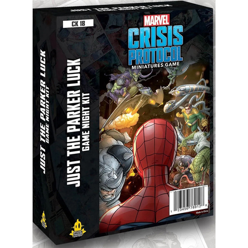 Atomic Mass Games Marvel Crisis Protocol Just the Parker Luck Game Night Kit Tabletop Party Board Game