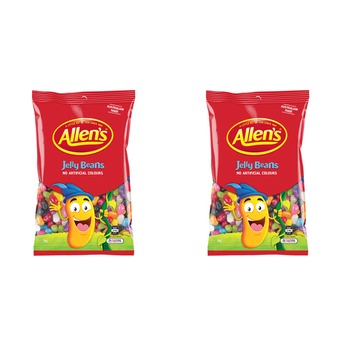 2PK Allen's 1kg Assorted Jelly Beans Bag