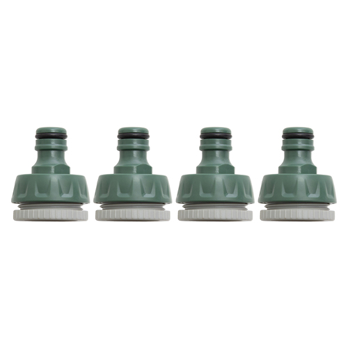 4PK Hills Universal 3/4"-1" Garden Hose Tap Water Adaptor 12mm