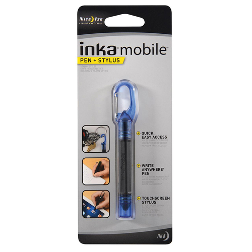 Nite Ize Inka Mobile Pen/Stylus For Writing/Touchscreen Device - Blue