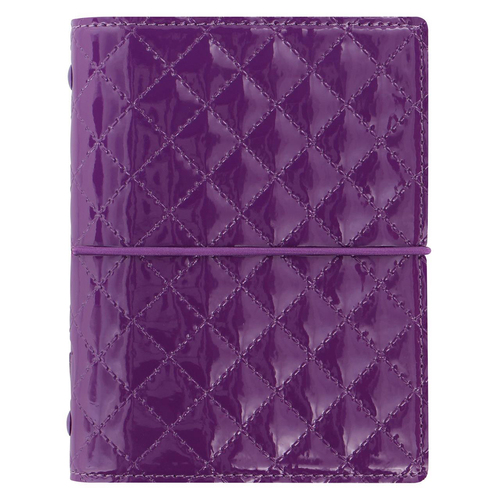 Filofax Domino Luxe Pocket Organiser Stationery Purple