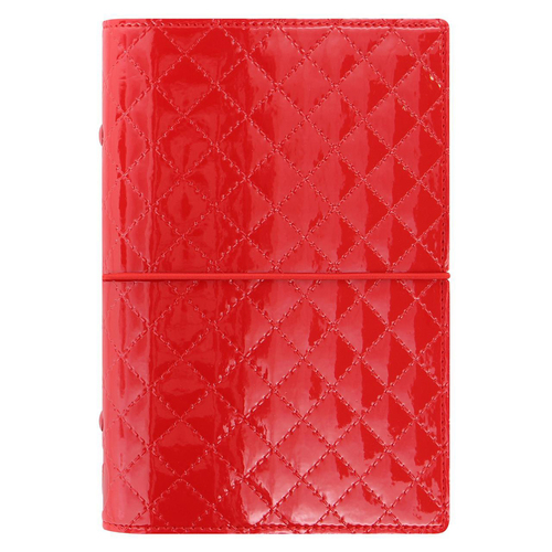 Filofax Domino Luxe Personal Organiser/Planner - Red