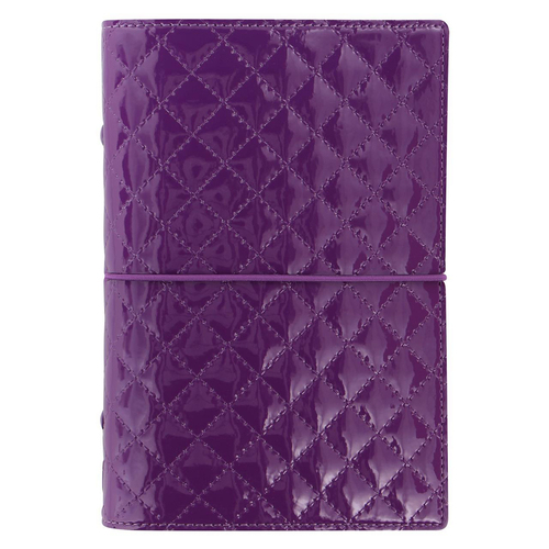 Filofax Domino Luxe Personal Organiser/Planner - Purple