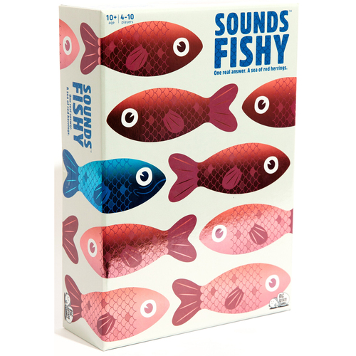 Big Potato Sounds Fishy Card Board Deck Family Quiz Game 10y+