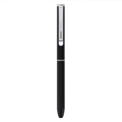 Filofax 13cm Clipbook Erasable Writing Ballpen Black