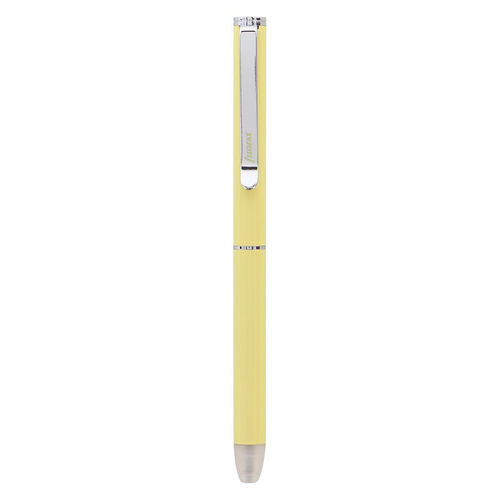 Filofax 13cm Clipbook Erasable Writing Ballpen Lemon