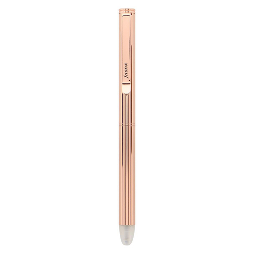 Filofax 13cm Clipbook Erasable Writing Ballpen Rose Gold