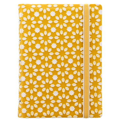 Filofax Impressions Pocket Notebook A4/A5 Refillable Yellow/White