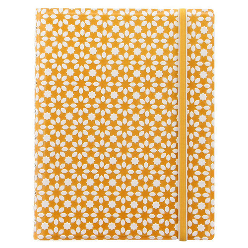 Filofax A5 Impressions Notebook Stationery - Yellow/White