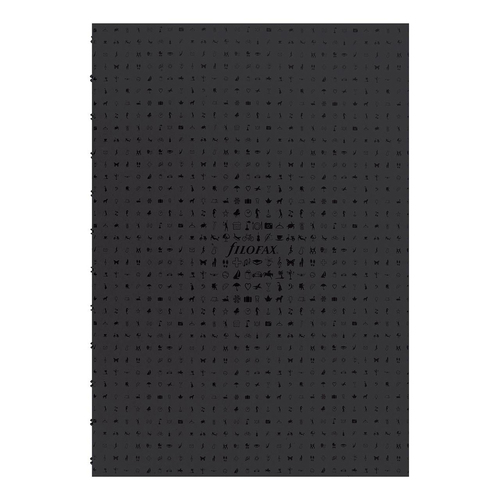 56pc Filofax A5 Folio Notebook Refill Writing Stationery - Black