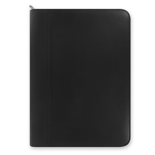 Filofax 32cm A4 Metropol Zipped Folio Personal Organiser Black