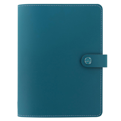 Filofax 23cm Leather The Original A5 Notebook Folio Aqua