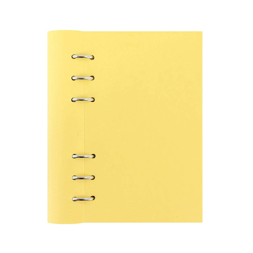 Filofax Classic Pastels A4 Clipbook Organiser - Lemon