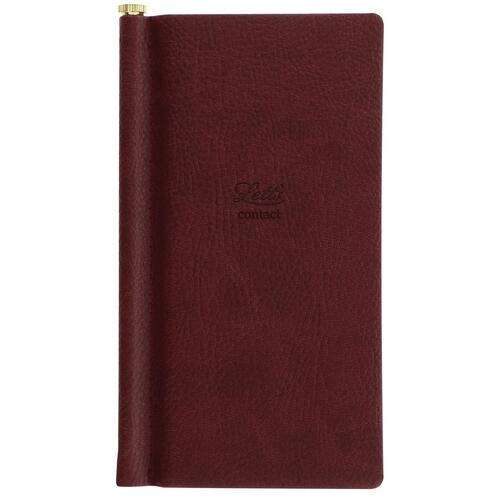 Letts Origins Slim Address Book Chocolate Home Office Stationery