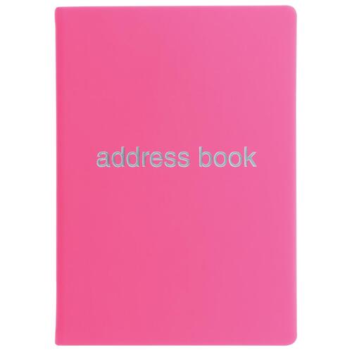 Letts Dazzle A5 Address Book Pink Home Office Stationery