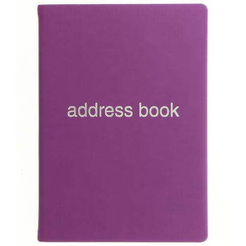 Letts Dazzle A5 Address Book Purple Home Office Stationery