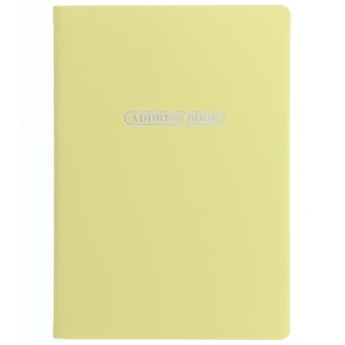 Letts Pastel A5 Address Book Lemon Home Office Stationery