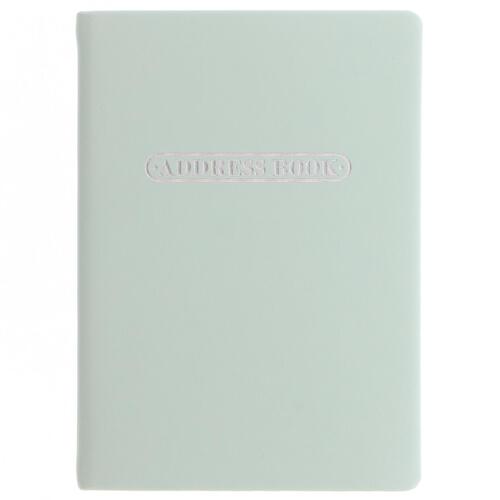 Letts Pastel A5 Address Book Duck Egg Home Office Stationery