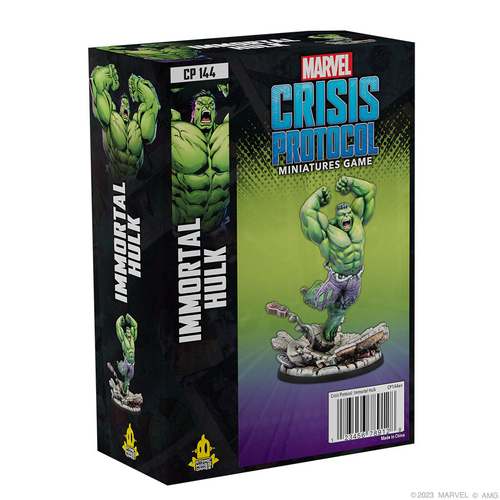 Atomic Mass Games Marvel Crisis Protocol Immortal Hulk Miniature Toy 14y+