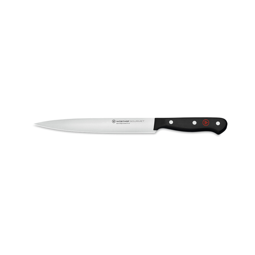 Wusthof Gourmet Stainless Steel Carving Knife 20cm Blade - Black