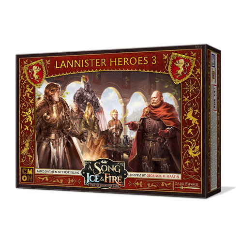 Cmon A Song Of Ice & Fire Miniatures Game Figure Lannister Heroes 3 14y+