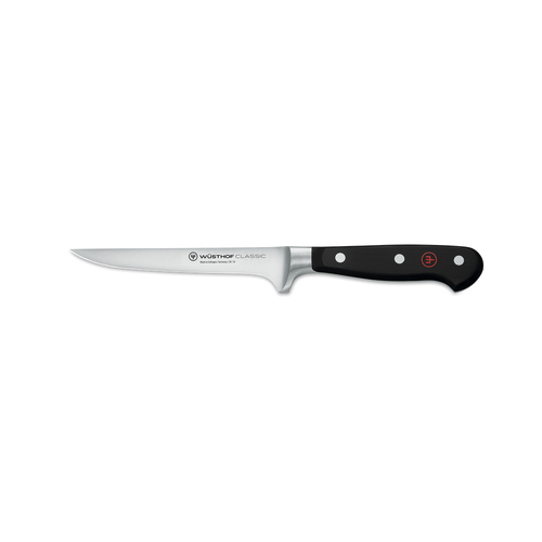 Wusthof Classic Steel Boning Knife 14cm Blade - Black