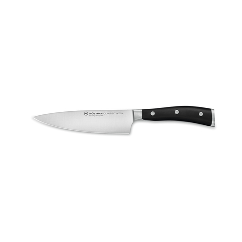 Wusthof Classic Ikon Stainless Steel Chef's Knife 16cm Blade Black