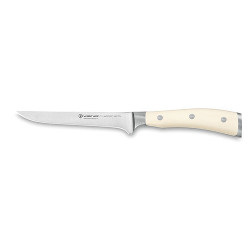 Wusthof Classic Ikon Stainless Steel Boning Knife 14cm Blade Creme