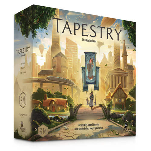 Stonemaier Games Tapestry Fantasies and Futures Tabletop Party Board Game