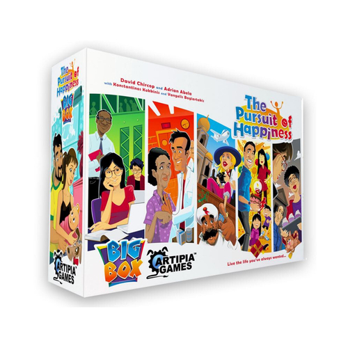 Artipia Games The Pursuit of Happiness Big Box All-in Board Game 12y+