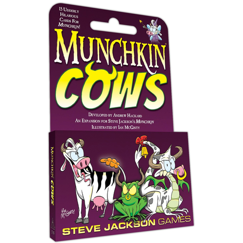 Steve Jackson Games Munchkin Cows Tabletop Party Card Game