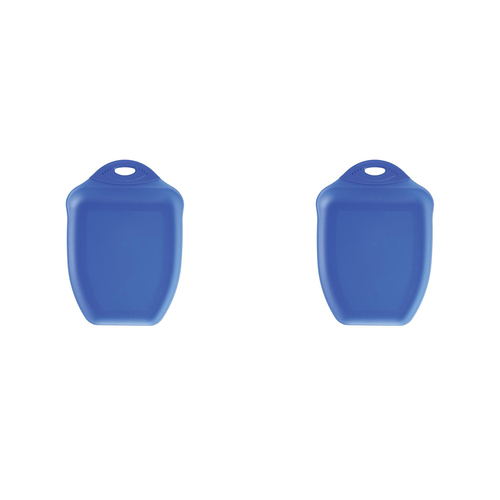 2PK Dexas 33cm Chop & Scoop Silicone Chopping Board Medium - Blue