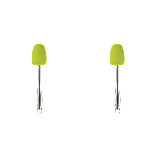 2PK Dexas Gadget Silicone 29cm Spoonula Cooking Utensil - Green