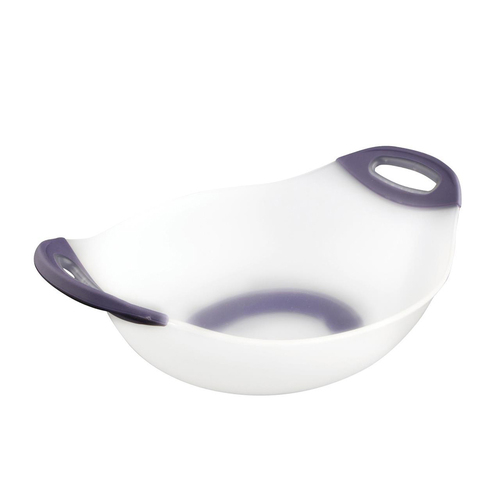 Dexas Silicone 41cm Serving Salad Bowl w/ Purple Handles