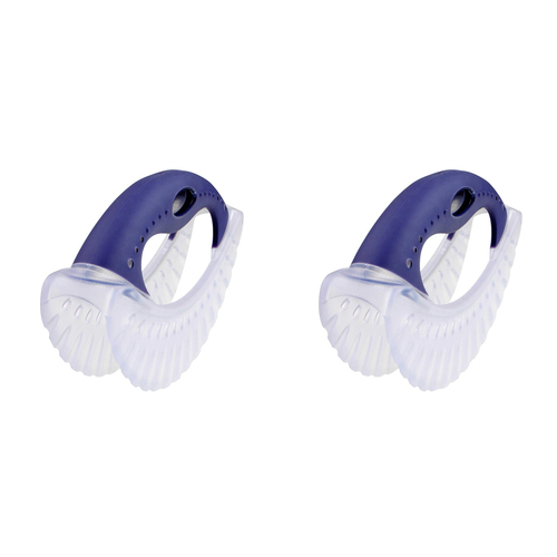 2PK Dexas Silicone 19cm Mezzaluna Chopper Slicer - Purple