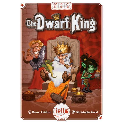 Iello Dwarf King Kids/Children Tabletop Card/Board Strategy Game 10y+