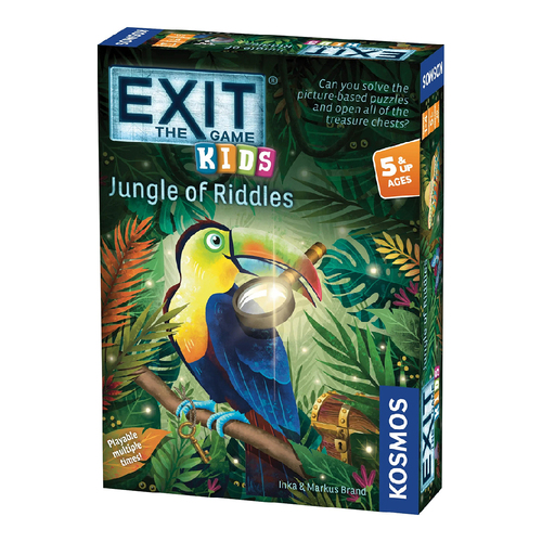 Kosmos Exit The Game Kids Jungle of Riddles Board Game 1-4 Players 5y+