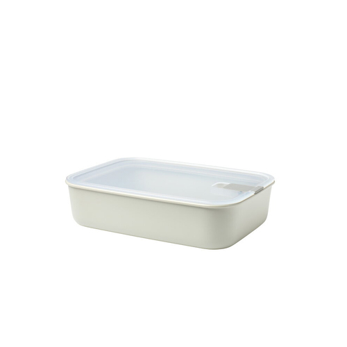 Mepal Food Storage Box w/ EasyClip Lid Rectangle 2.25L - Nordic White