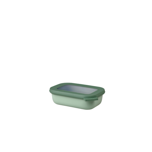 Mepal Multi Cirqula Food Bowl w/ Lid Rectangle 500ml/17oz - Nordic Sage