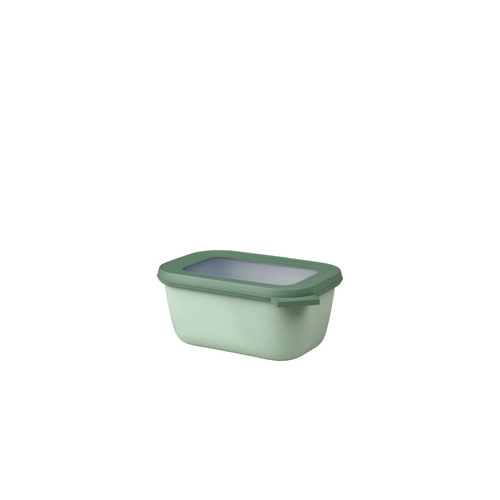 Mepal Multi Cirqula Food Bowl w/ Lid Rectangle 750ml/25oz - Nordic Sage