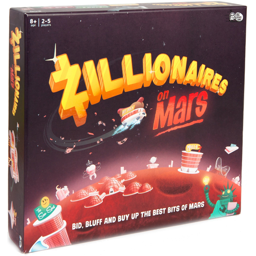 Big Potato Zillionaires On Mars Board/Card Game 2-5 Players 8y+