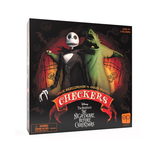 The Op Checkers Disney Tim Burton The Nightmare Before Christmas Board Game