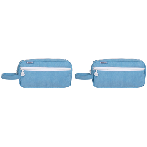 2PK Celco Pencil Case Functional and Stylish Pastel Blue