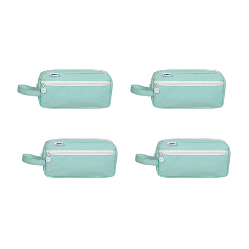 4PK Celco Pencil Case Functional and Stylish Pastel Green