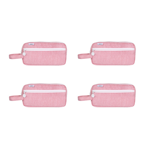 4PK Celco Pencil Case Functional and Stylish Pastel Pink